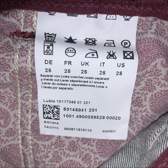 Hugo Boss Washed Black Cropped Capri Denim Jeans - Picture 9 of 12